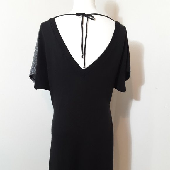 Jump Girl Black Sweater Dress Size L - Picture 3 of 6